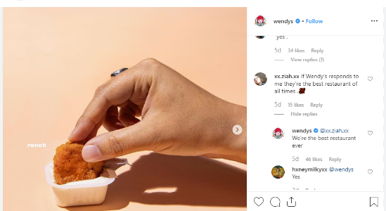 Wendy Instagram comment