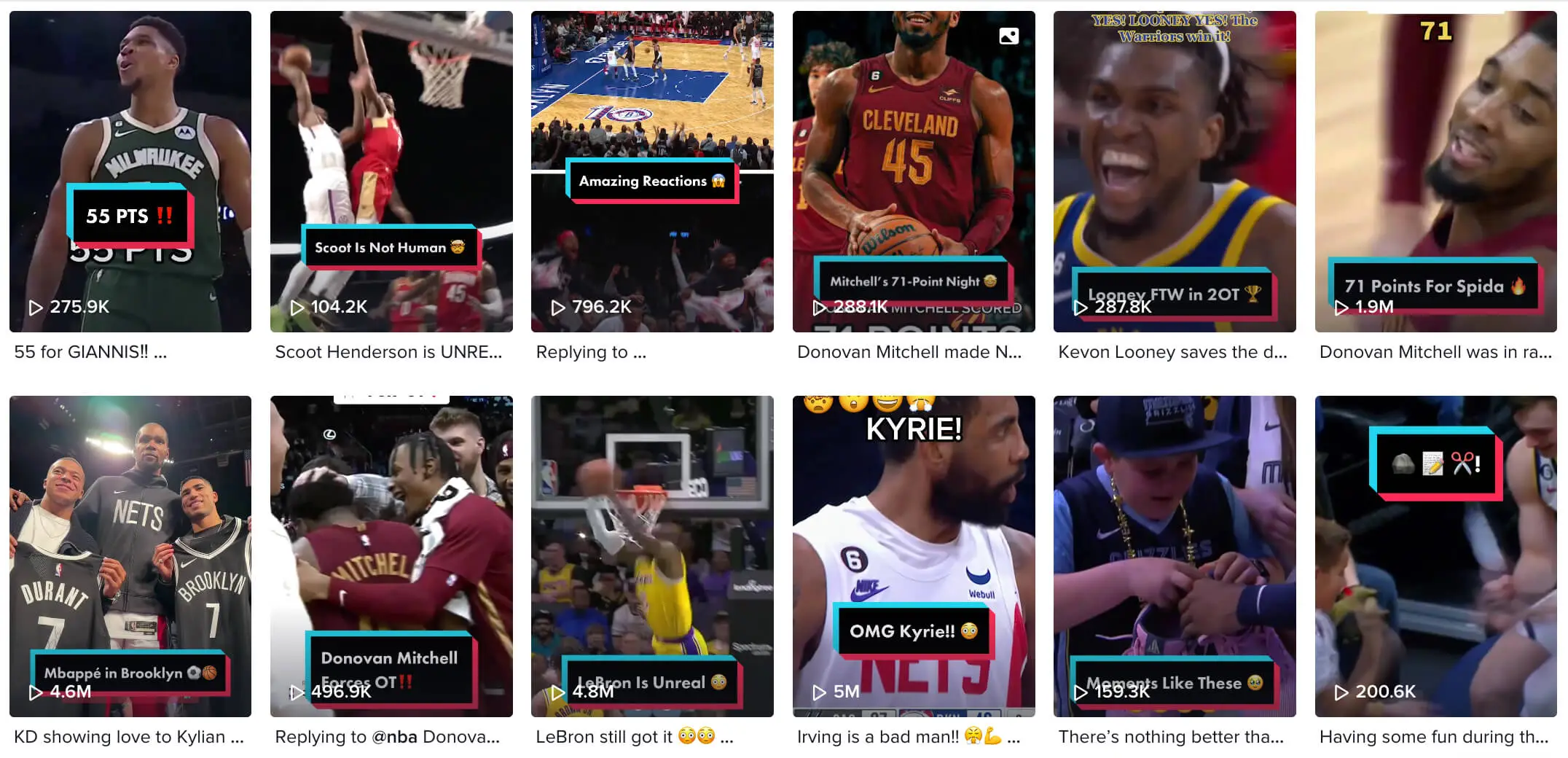nba tiktok