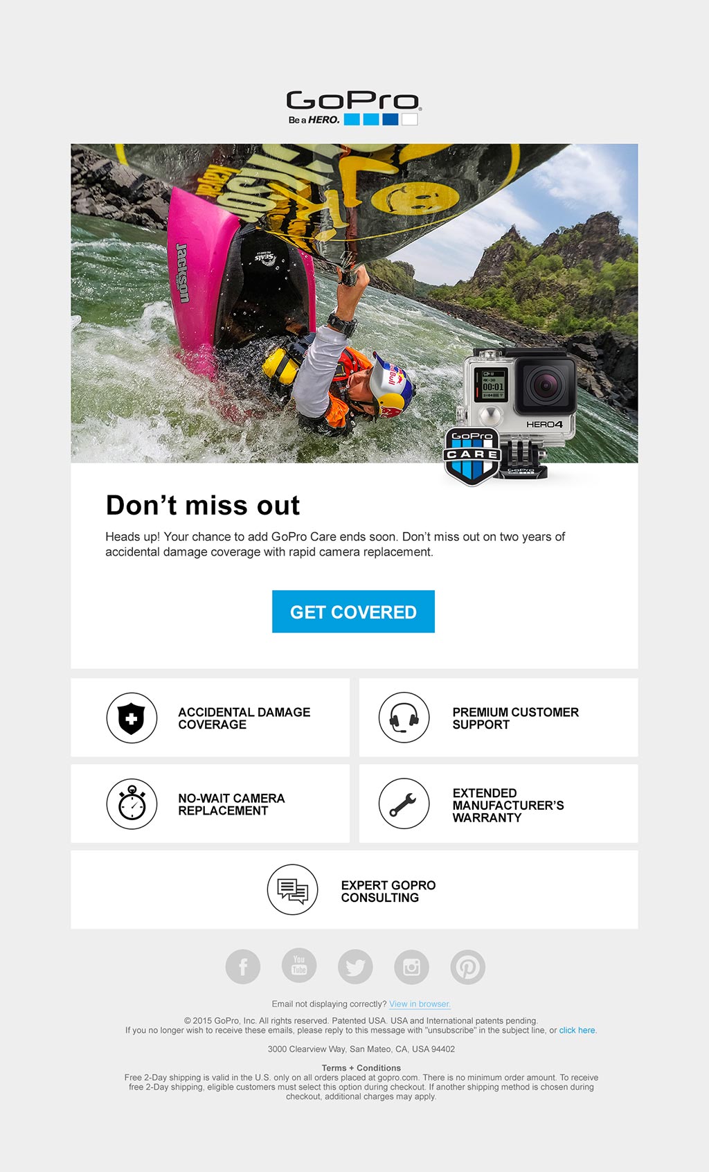 GoPro UGC email
