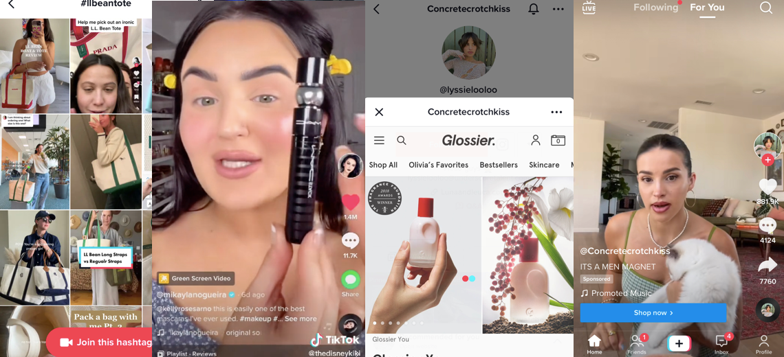 Glossier TikTok 1