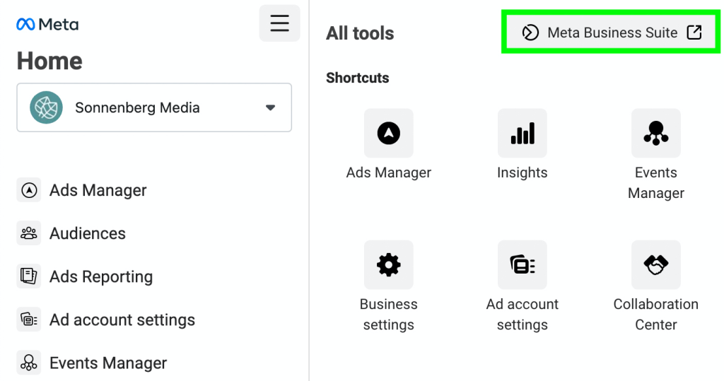 Meta Business Suite