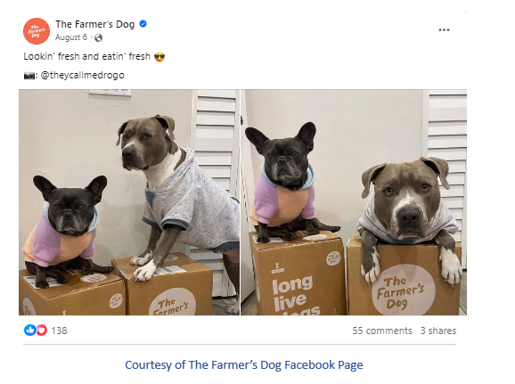 The Farmer's Dog Facebook